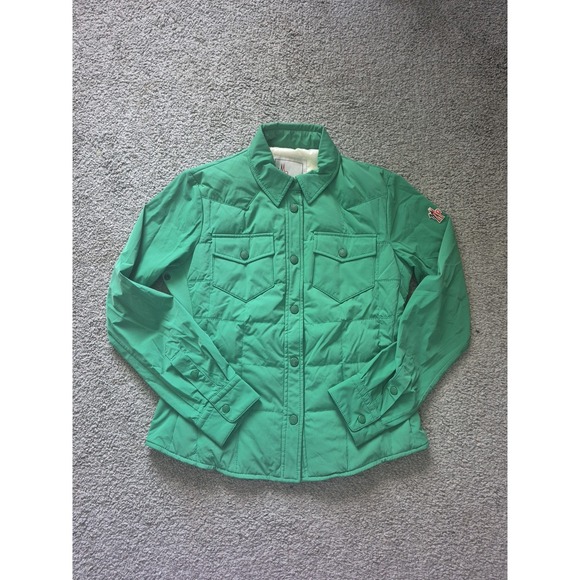 Moncler - Women Snap Button Puffer Grenoble Jacket - Size: 2 - Green - Picture 1 of 16